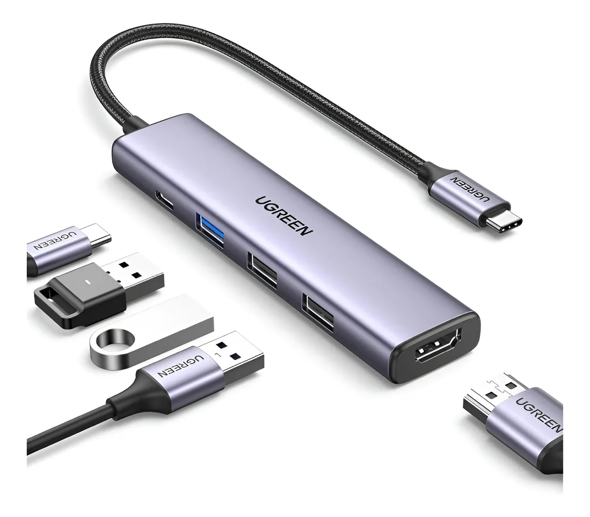 Adaptador Ugreen Hdmi Para Mac Multipuerto Usb C Hub